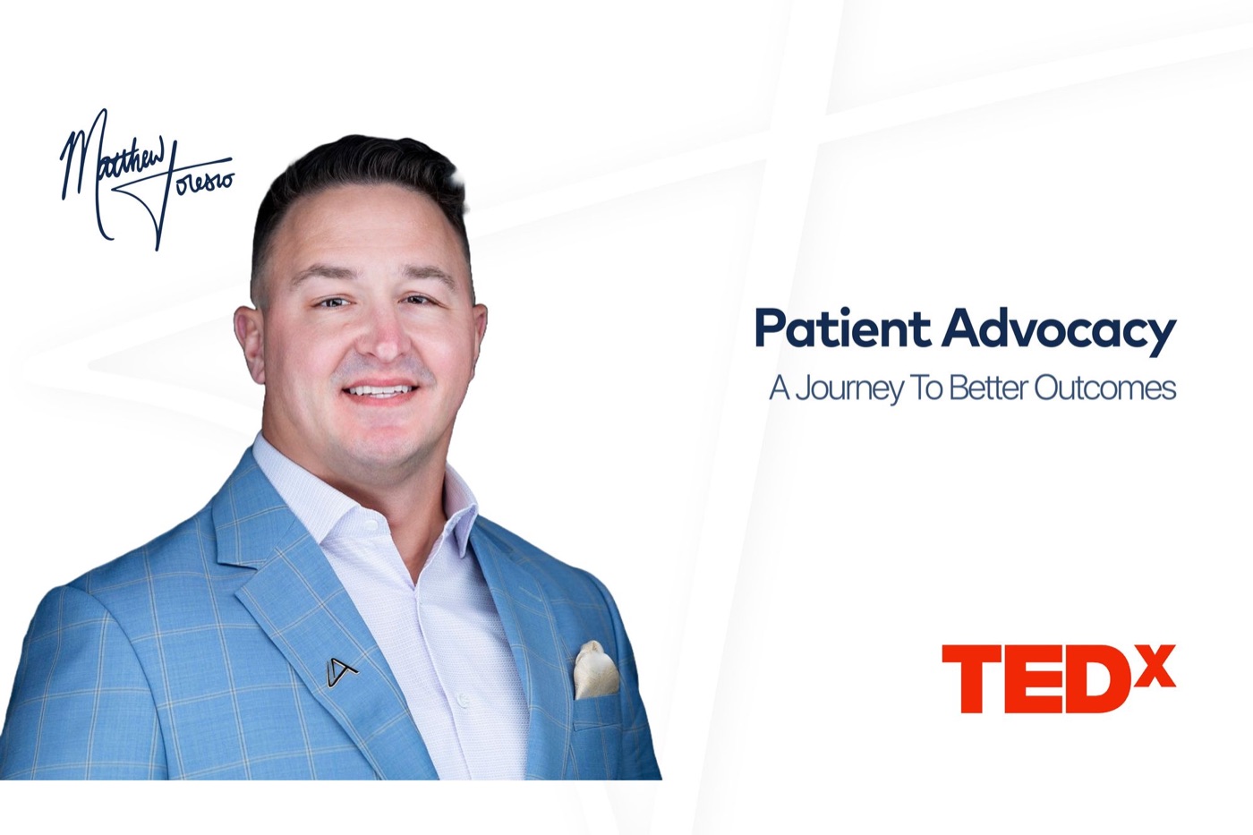 Matt Toresco on the TEDx stage
